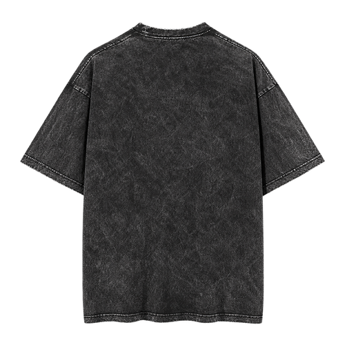 Asta Anti-Magic Vintage Wash Graphic Tee black back view