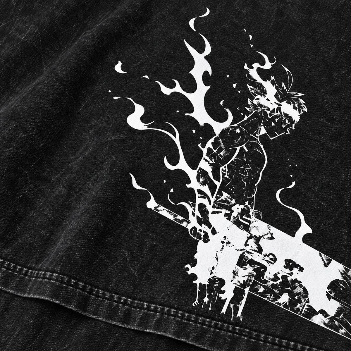 Asta Anti-Magic Vintage Wash Graphic Tee front graphic detail