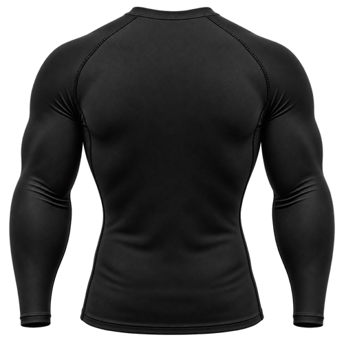 Black — White Rune — back — Berserk Compression Long-Sleeve