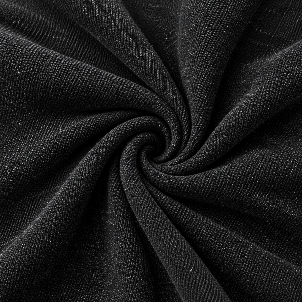 Black — full cloth fabric detail — Faith Over Fear Graphic Tee