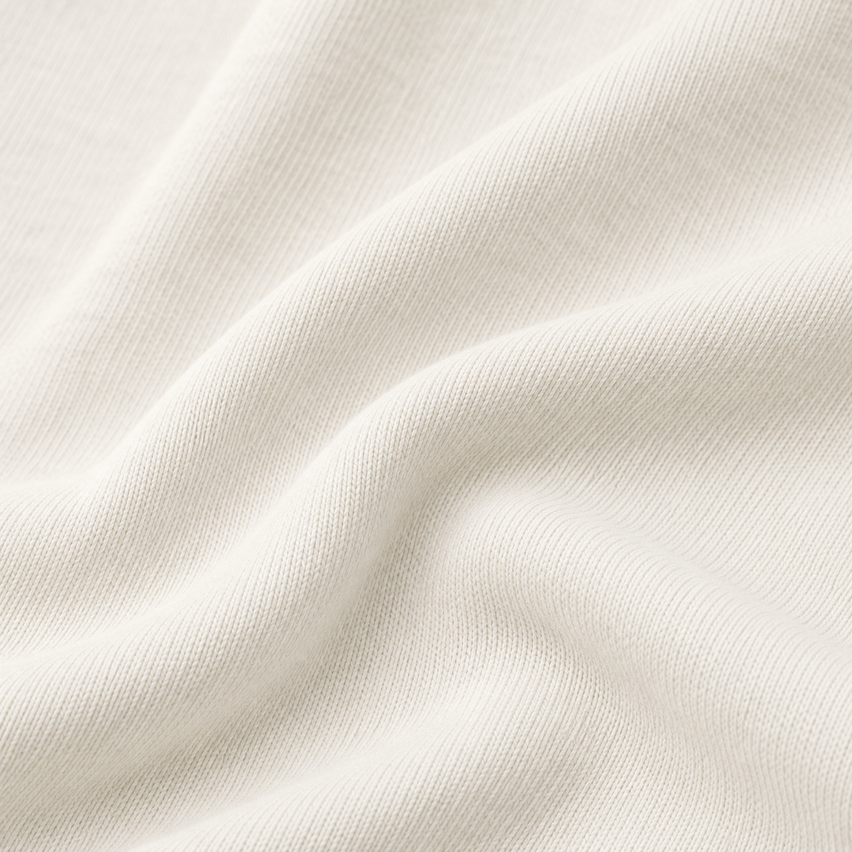 Gothic Rose Oversized Graphic Tee white colorway, close-up of cream-white fabric texture and folds