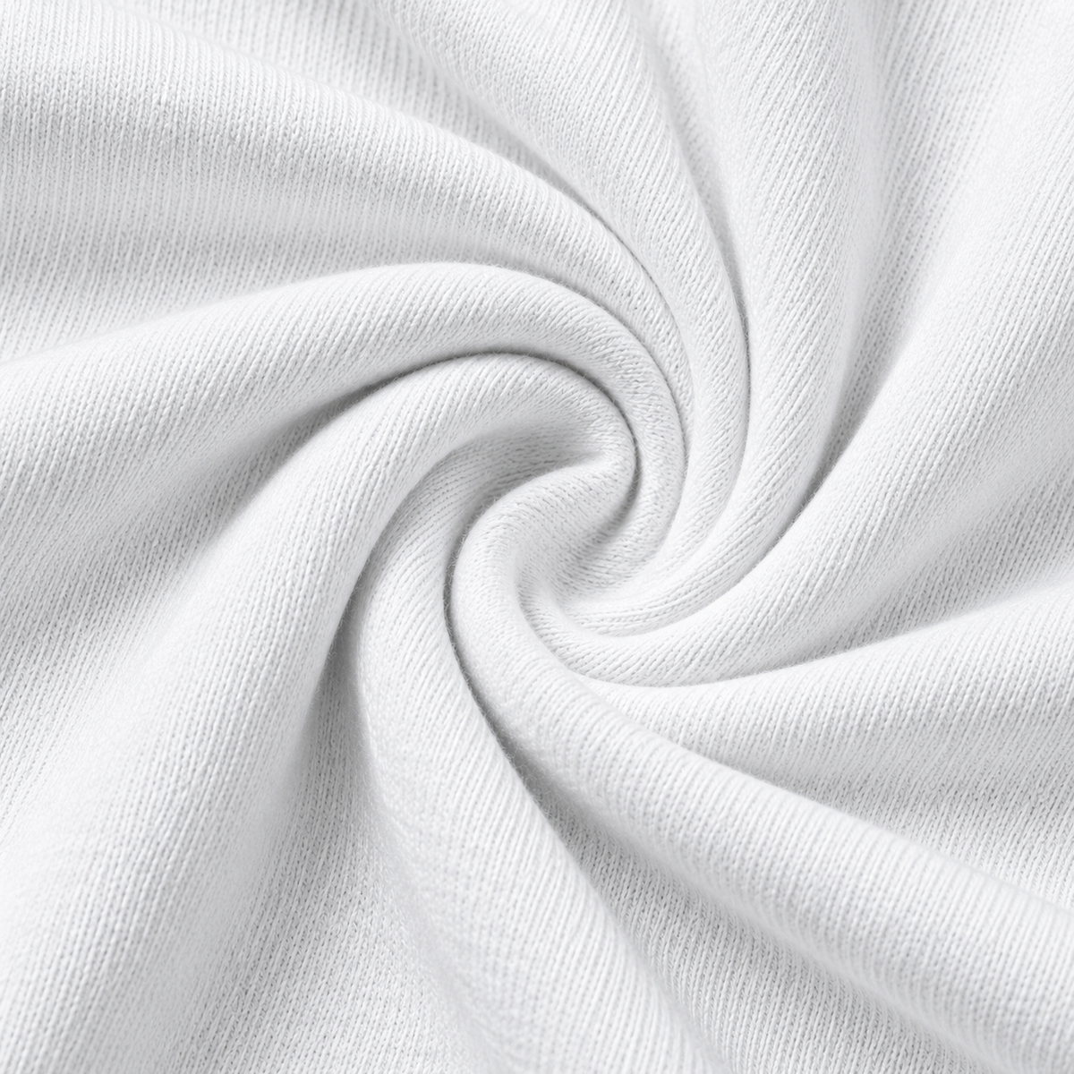 White — fabric detail — Punk Rock Retro Oversized Graphic Tee