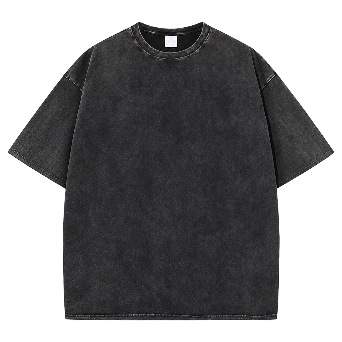 Vintage Wash New York 25 Tee in black without graphic, front view